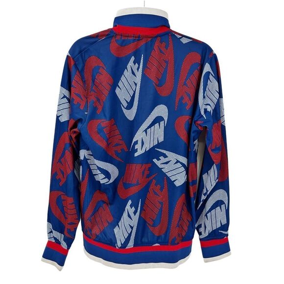 Nike Full Zip Patriotic Long Sleeve Jacket Red White and Blue Size Medium - Picture 6 of 11